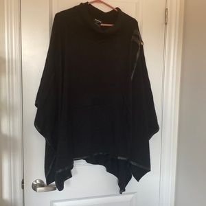Bebe black pancho size m-L